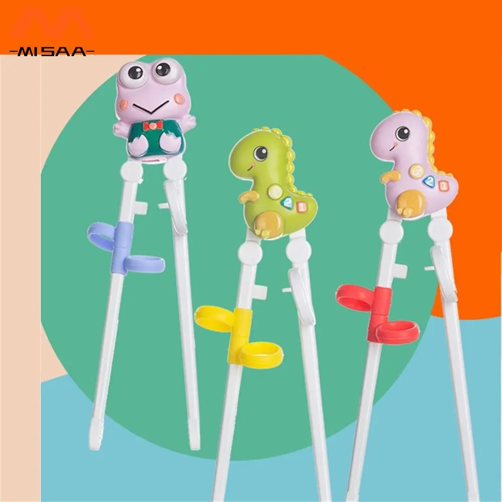 Cartoon Chopsticks Functional Exercise Childrens Hands-on Abilities Green Highest Rated Child Popular Childrens Chopsticks