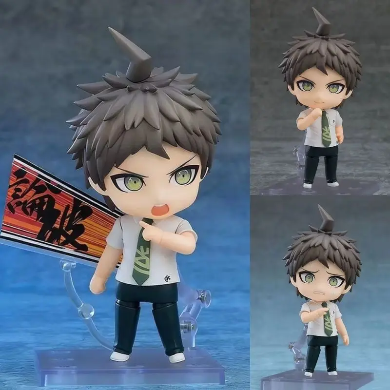 Anime-Modell Nendoroid 2828 #   Hajime Hinata Q-Version Actionfiguren Austauschbares Gesicht Bewegliche Desktop-Dekoration Sammlerstück Geschenk