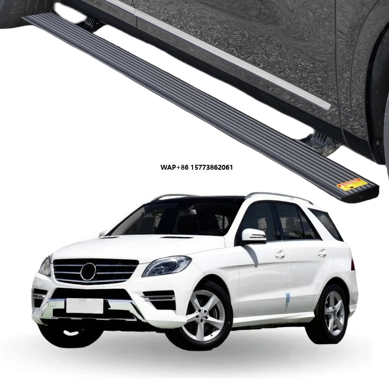Aluminum Alloy Running Boards Side Steps for ML 2015 Retractable Automatic Power Step