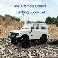 WPL C74 Suzuki Jimny JA11 1/10 full-scale Remote Control Climbing Buggy Off-Road Vehicle 4WD Model Remote Control Car Boy Toy