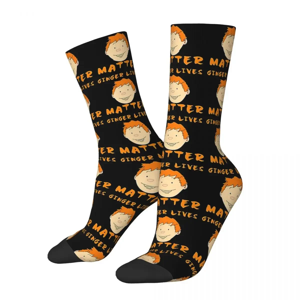 

Ginger Lives Matter, Ginger And Proud Socks Harajuku Sweat Absorbing Stockings All Season Long Socks for Man's Woman's Gifts