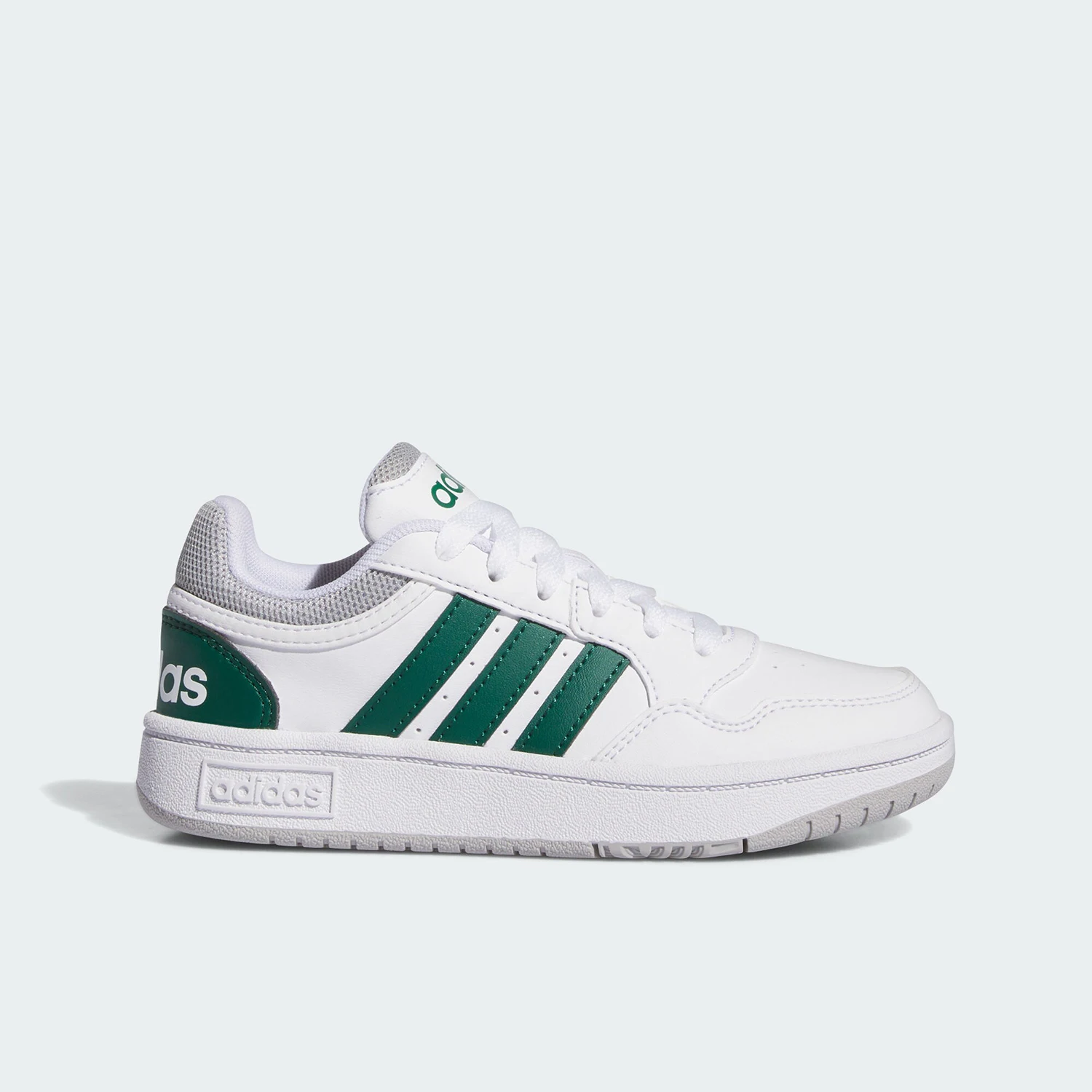 Adidas Authentic TENIS HOOPS Tênis casuais leves e respiráveis ​​para crianças IG3830