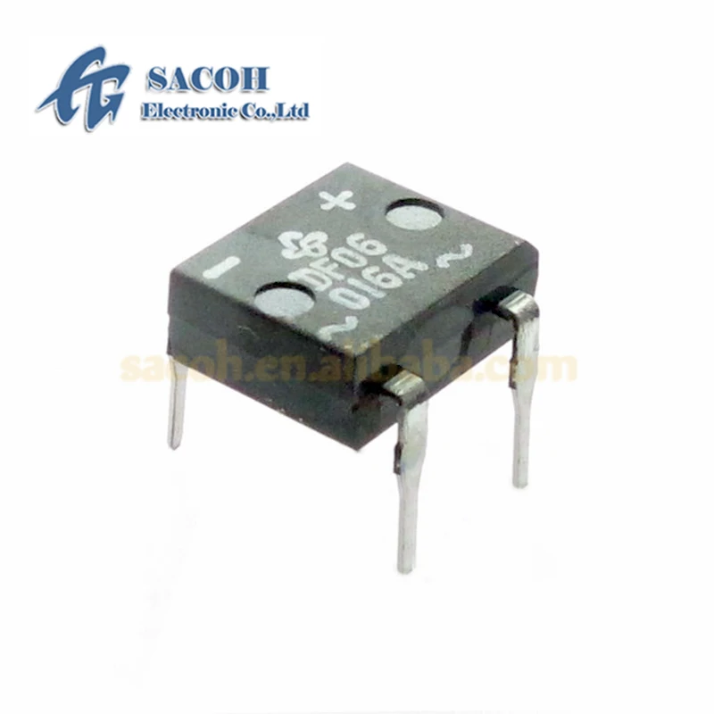 5PCS/Lot New OriginaI DF06 DF01 DF02 DF04 DF08 DF10 DF005 DIP-4 1A 1000V Surface Mount Bridge Rectifier