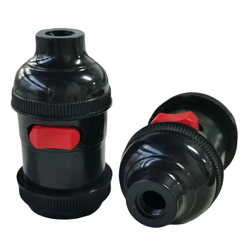 1PCS E27 Bakelite Lamp Holder with Switch Bedside Screw Chandelier Light Head Machine Tool Lamp Holder