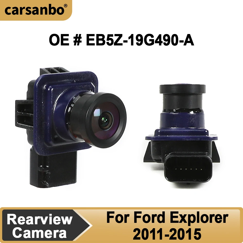Carsanbo Car Reverse Camera For Ford Explorer 2011 2012 OE # EB5Z-19G490-A HD Night Vision Reversing Backup Camera
