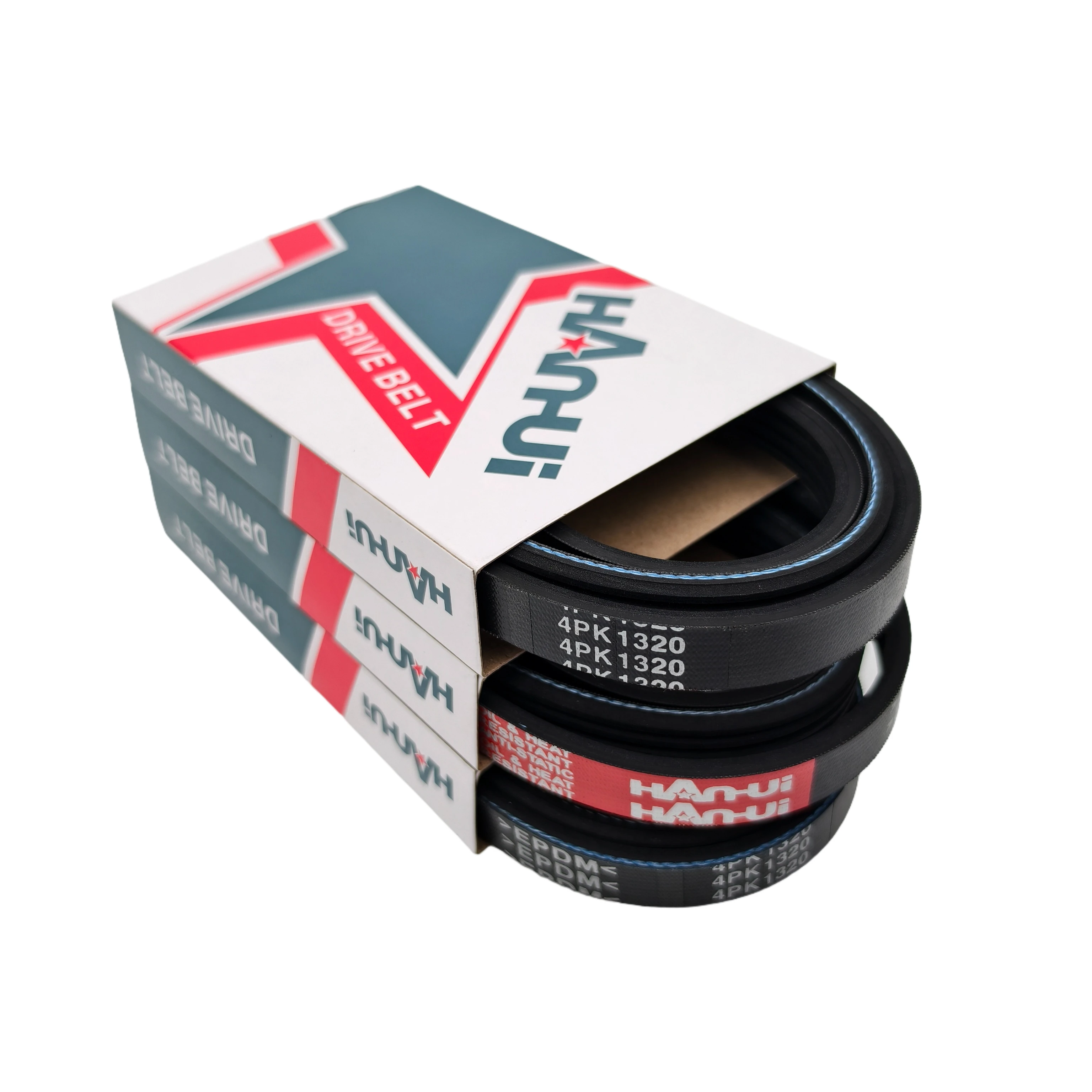 Ribbed Pk Rubber Transmission Belt EPDM 4pk1320 for Engine