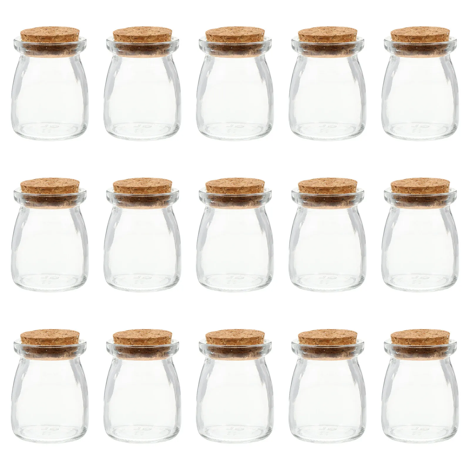 Fairy Labels Juice Empty Candy Jars with Lids Storage Bottle Wishing Bottles Pudding Glass view 5