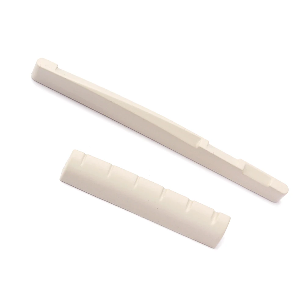 

Plastic Nut Saddle Replacement Parts Easy to Cut for Better Sound Guitar Accessories Fits Your Guitar Perfectly