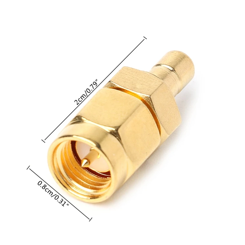 50Ω SMA Đực sang SMB Nam Xe DAB Radio Kỹ Thuật Số Ăng Ten Ăng Ten Cắm Bộ Dropshipping