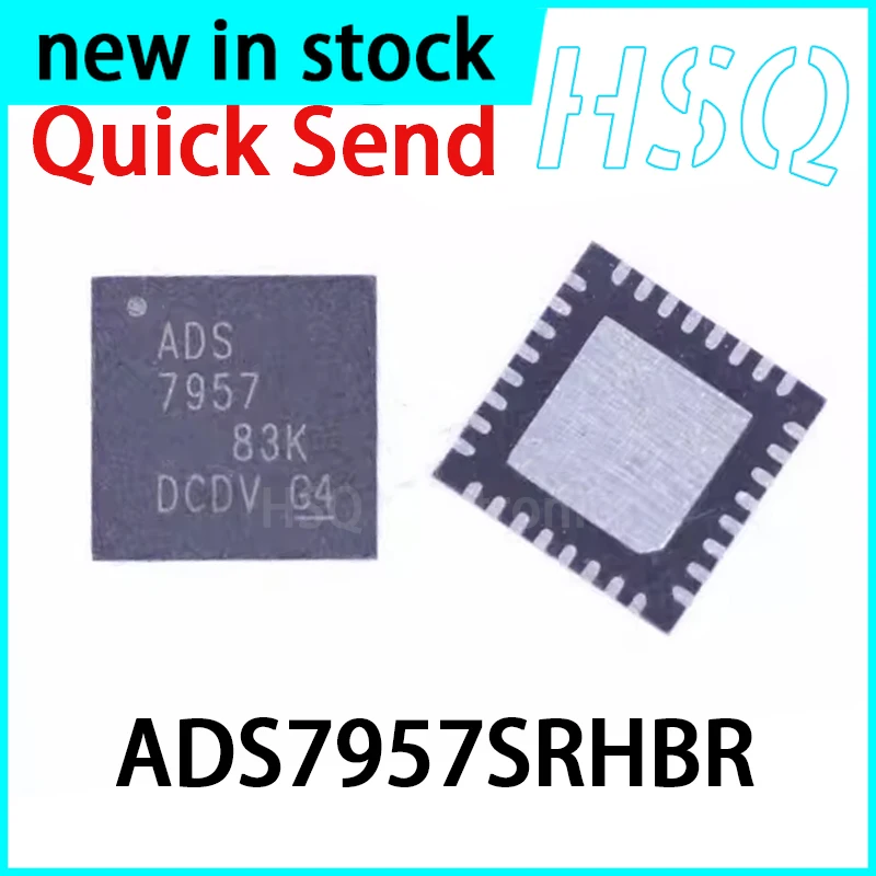 1PCS New ADS7957SRHBR ADS7957S VQFN32 10 Bit Analog-to-digital Converter SPI Interface Digital Analog Chip