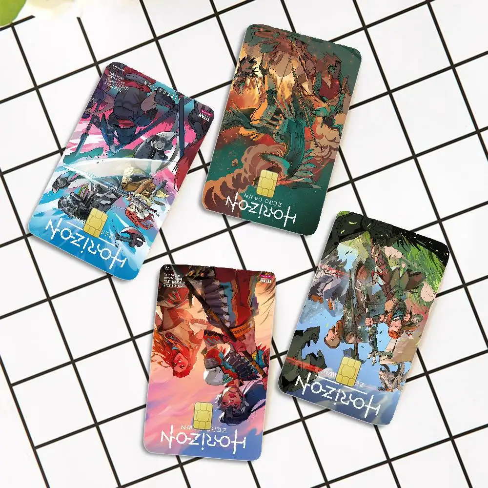 Horizon Zero Dawn 100% Hot Sale Amine Credit Debit Bank Card Bus Card Film Skin Sticker