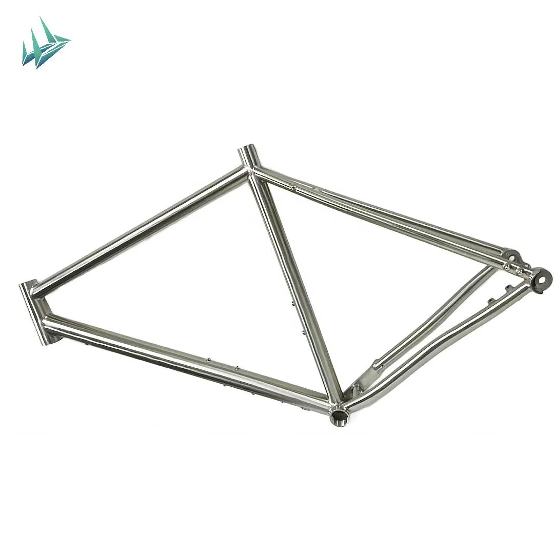 Customized Chinese Titanium 29er Bike Frame MTB Tapered Head Tube Mountain Bicycle Frame