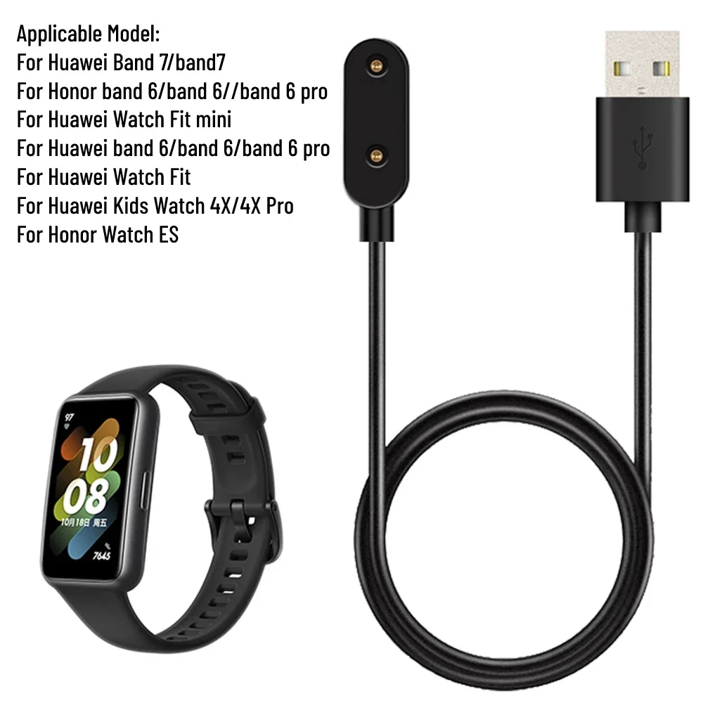 USB-кабель для зарядки, провод для Huawei Band 8 7 6/Honor Band 6/6 Pro/Watch Fit 2, док-станция для умного зарядного устройства ES Oppo Band 2