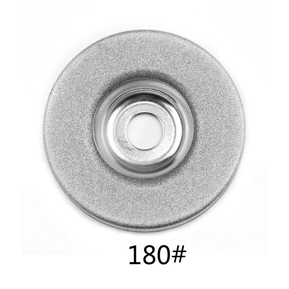 1 adet 56mm elmas taşlama tekerleği daire disk 180/360/600 Grit elektrikli çok fonksiyonlu kalemtıraş değirmeni aksesuarları için