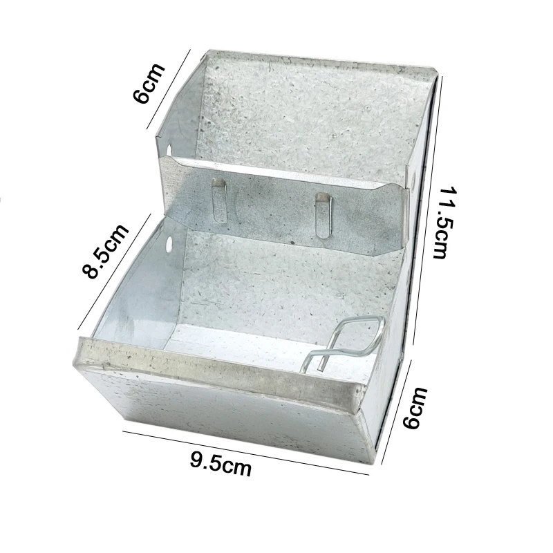 

4pcs /set Rabbit Feed Box Hopper Rabbit Cage Rabbit Anti Pickling Feed Trough Rabbits Feeders Food Box Farm