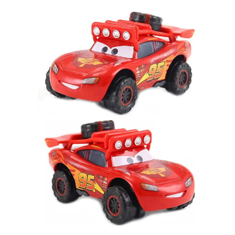 Samochody Disney Pixar 2 3 Bigfoot zygzak McQueen Mater Jackson Storm Ramirez Diecast pojazdu stopu metalu zabawki dla dzieci prezent na boże