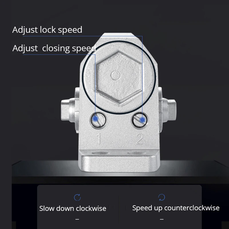 5YOA باب أقرب عازلة هيدروليكية أوتوماتيكية 25 كجم إلى 80 كجم سدادة سرعة قابلة للتعديل معدات إغلاق كتم الصوت الناعمة