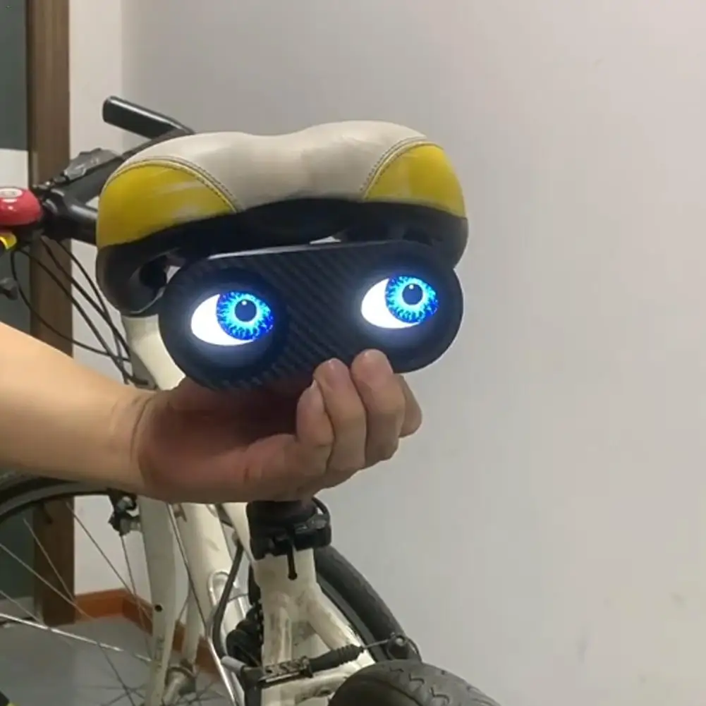 

Декоративные фонари для мотоцикла, динамический светодиодный светильник «Демон глаз», водонепроницаемый USB перезаряжаемый задний фонарь для велосипеда для ночной езды