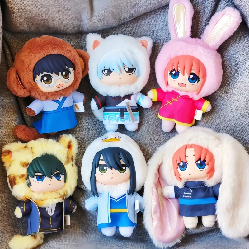 Original EAKI Gintama Beast House Vinyl Blind Box Anime-Figur Sakata Gintoki Shimura Shinpachi Kagura Kawaii Puppe Spielzeug Geschenk