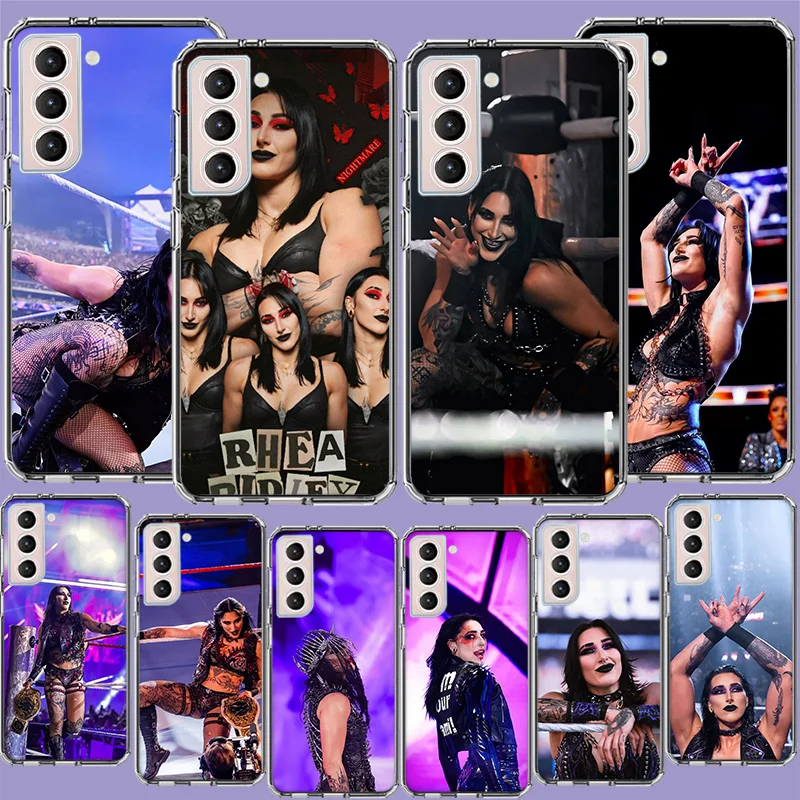 Rhea ripley capa de telefone para samsung a16 a26 a36 a56 a17 a15 a25 a35 a55 a14 a24 a34 a54 a04s a05s galaxy note 20 10 9 8 a9 a8 a7