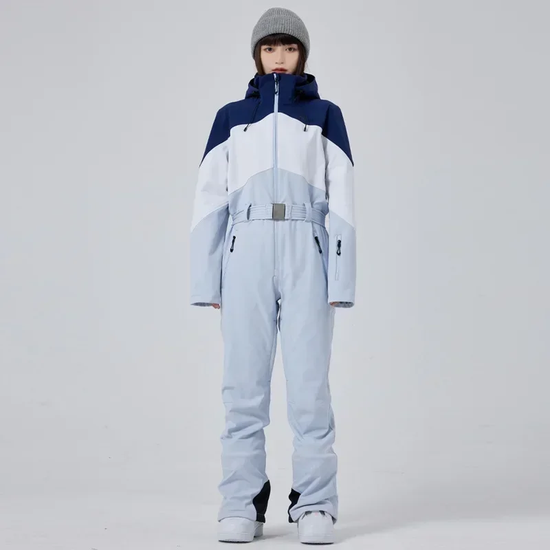 

Ski Suit Outfit Outdoor Sports 2025 Skiing Snow Clothes Waterproof Windproof Jumpsuits Winter Snowboarding Sets Overalls Women