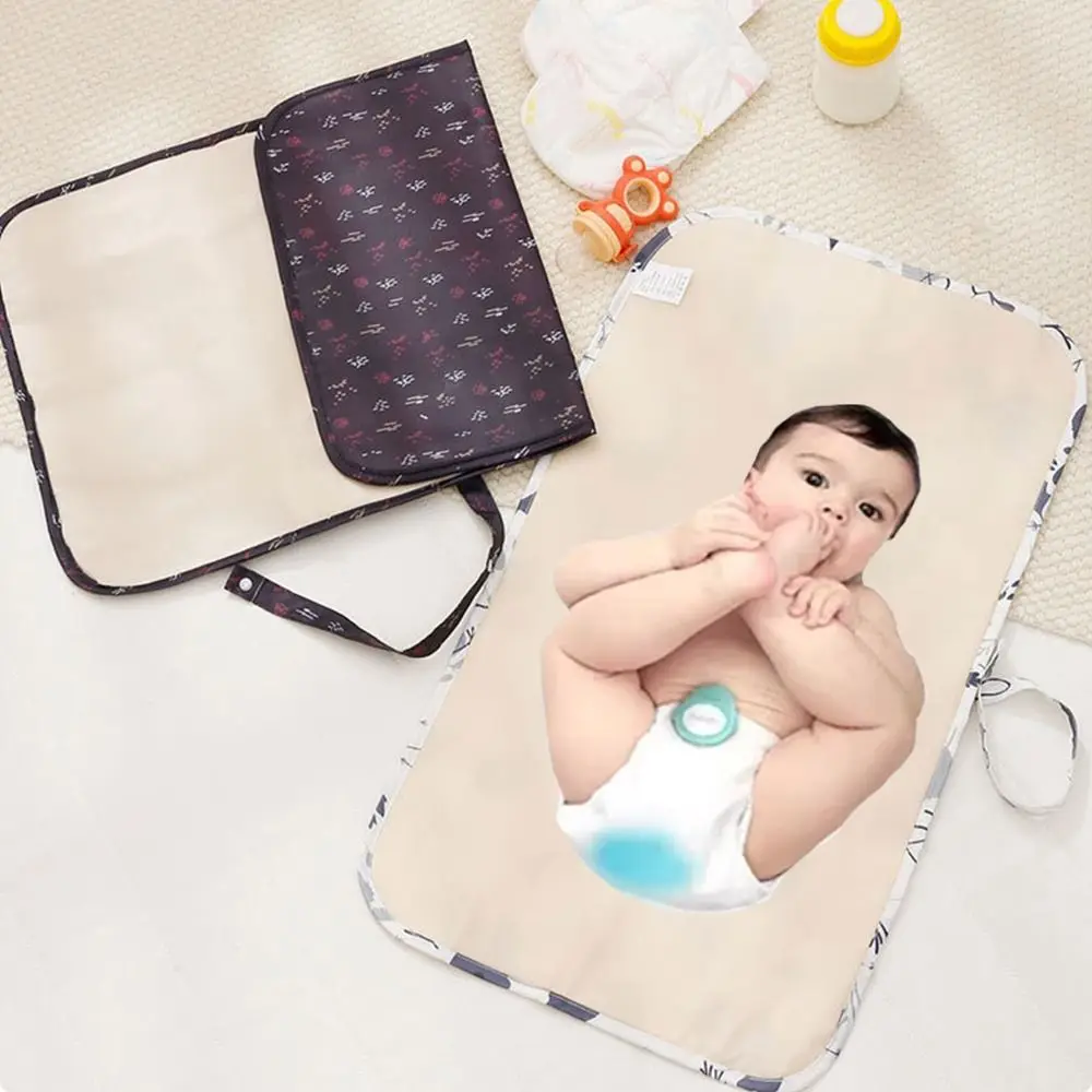 Foldable Baby Changing Mat Waterproof Quick Change Diaper Changing Pad Portable Lightweight Newborn Diaper Changer Infants
