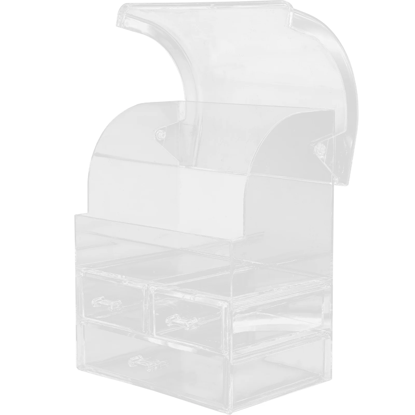 

Transparent Storage Cabinet Drawer Organizer Multi-Functional Desktop Makeup Organizer Jewelry Display Rack