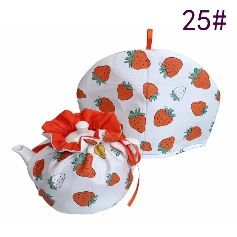 Tea Cozies Teapot Insulation Cover Linens & Textiles Insulated Novelty Comfort Cotton Dustproof Heat Preservation New