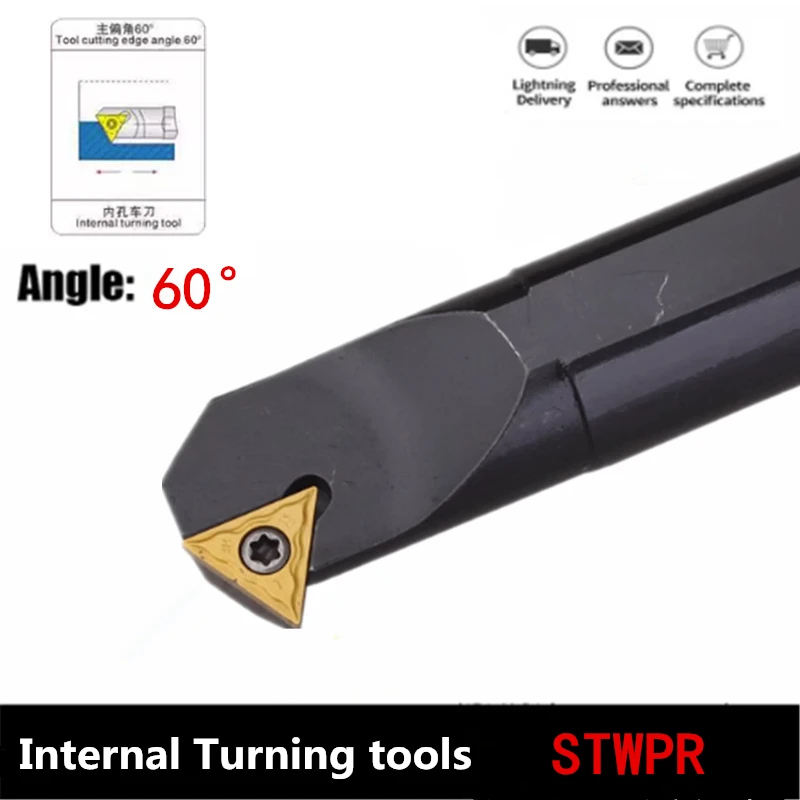 STWPR STWPR09 STWPR11 S08K S16Q S10K S12M S14N S20R Internal Turning Tool Holder CNC Lathe Cutting Bar Use TPMT Carbide Inserts