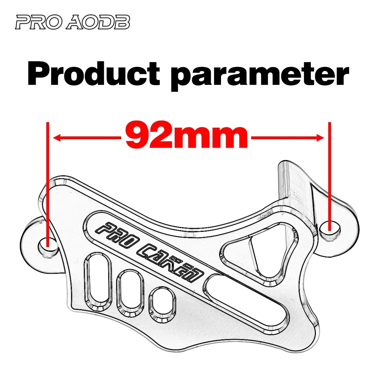 Rear Brake Disc Rotor Cover Guard Protection For KAYO Honda CR 125R 250R 2002-2020 CRF 250X 450X 250RX 250R 450R 2002-2023 Model - view 2