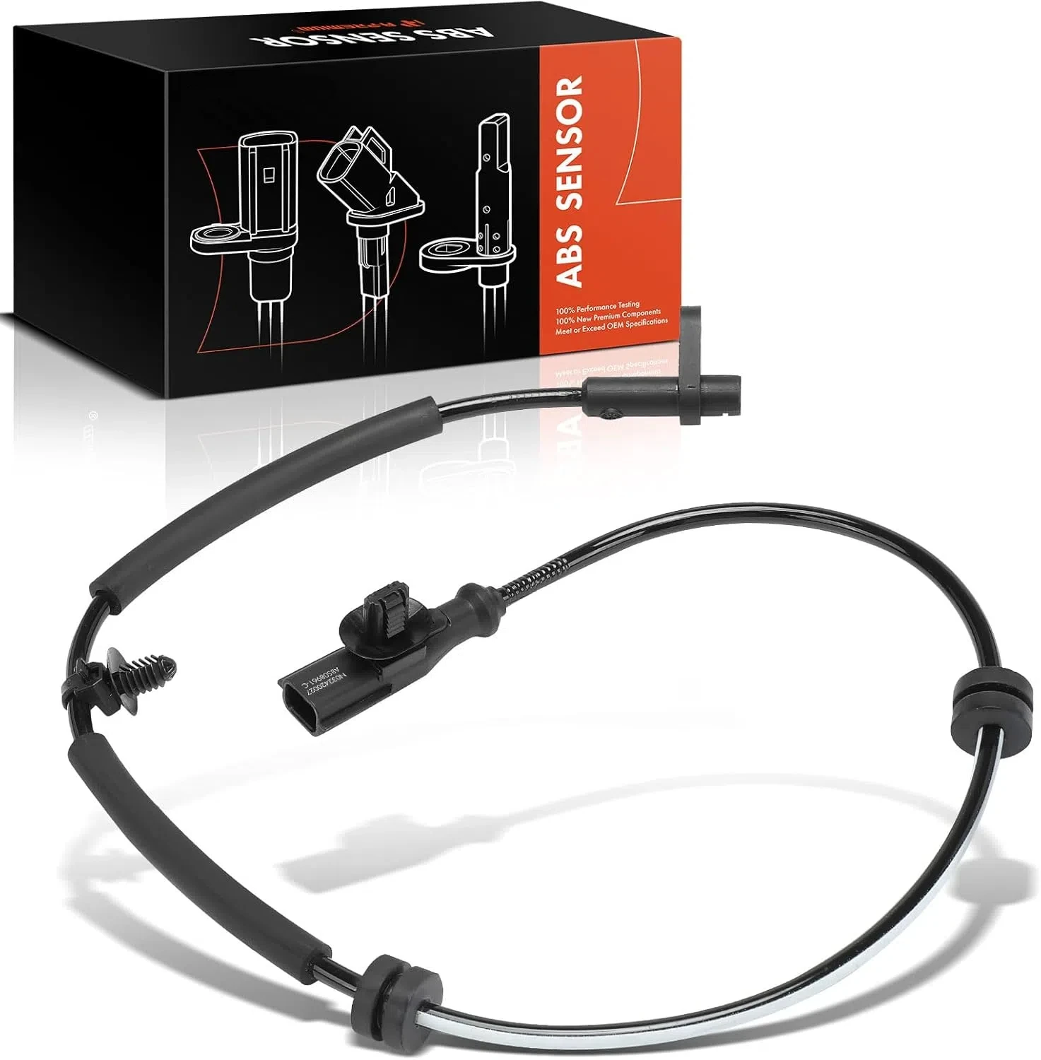 Rear Left/Right ABS Wheel Speed Sensor Ford Ecosport 2004-2012 4WD CN152C190AA, 1850132, 0265008961;