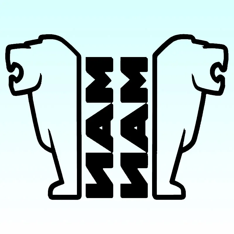 Waterproof Lion Shaped Sticker, Self-adhesive Vinyl Sticker, Suitable for External Decoration of MAN Trucks and Other Vehicles view 3