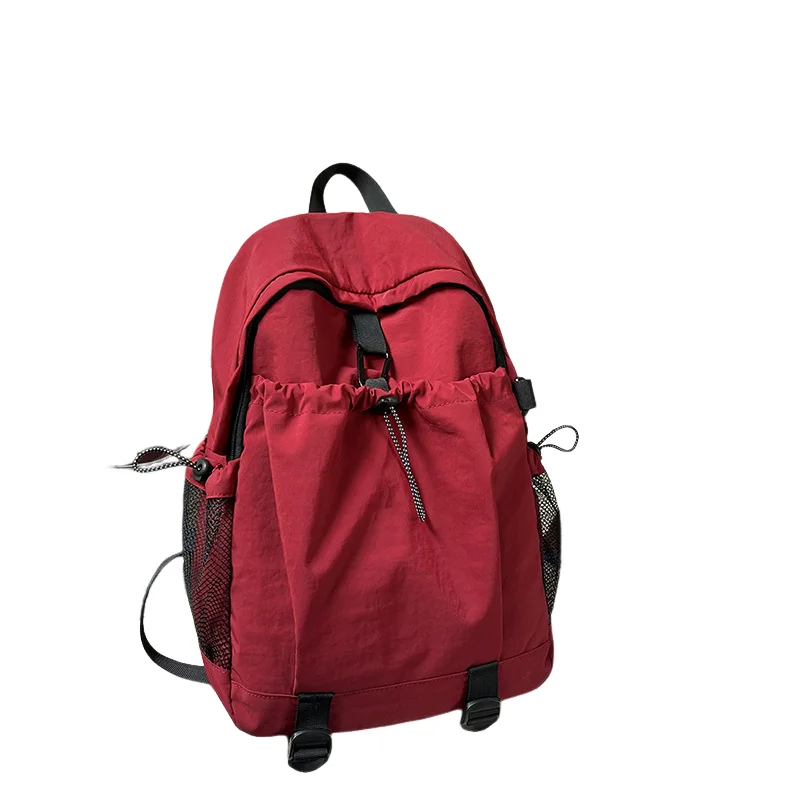 Simple and fashionable new trend zipper large capacity waterproof design commuting comfortable women's backpack