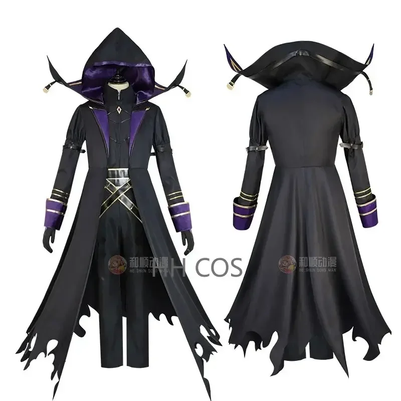 Anime The Eminence in Shadow Cosplay Cid Kagenou Costume Leader of Shadow Garden Fancy Outfit Cloak Wig Shoes For Women Men Cos