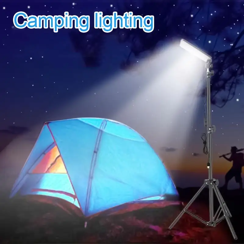 

Telescopic Camping Lantern LED Work Lights With Stand Adjustable Tripod Lamp For Night Fishing Work Camping And Barbecue