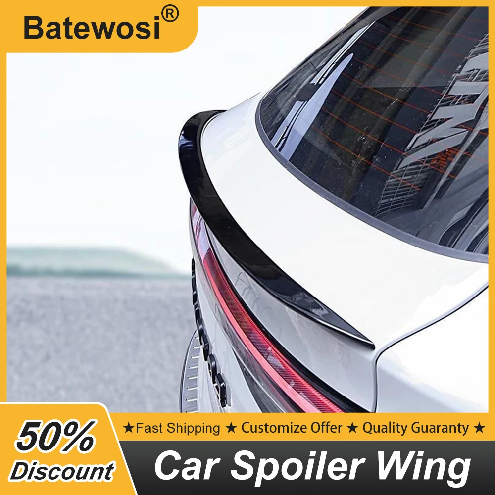 

For Leapmotor C10 2024-2026 Rear Middle Trunk Lid Car Spoiler Wing Rear Roof Spoiler ABS Black Color Easy DIY Install Accessorie