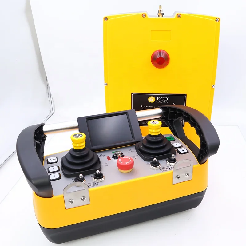 

ECD-Q5000 Telecrane Industrial Wireless Radio Concrete Pump Hydraulic Crane Joystick Smart Remote Control