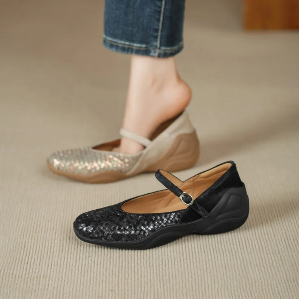 

Shoes for Women Moccasins Flats Woman Loafers Genuine Leather Female Shoes Slip on Ballet Nurse Women's Shoes Plus Size 2026