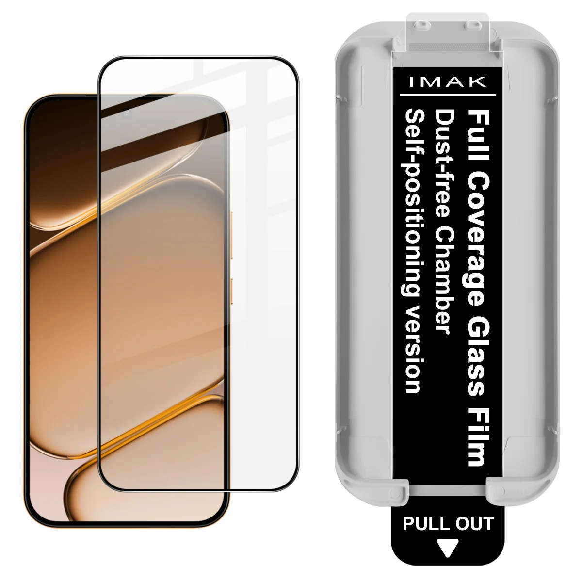 Tempered Glass for OnePlus Turbo 6X Pro 5G IMAK Pro+ Dust-free Chamber Locator Film Support Fingerprint