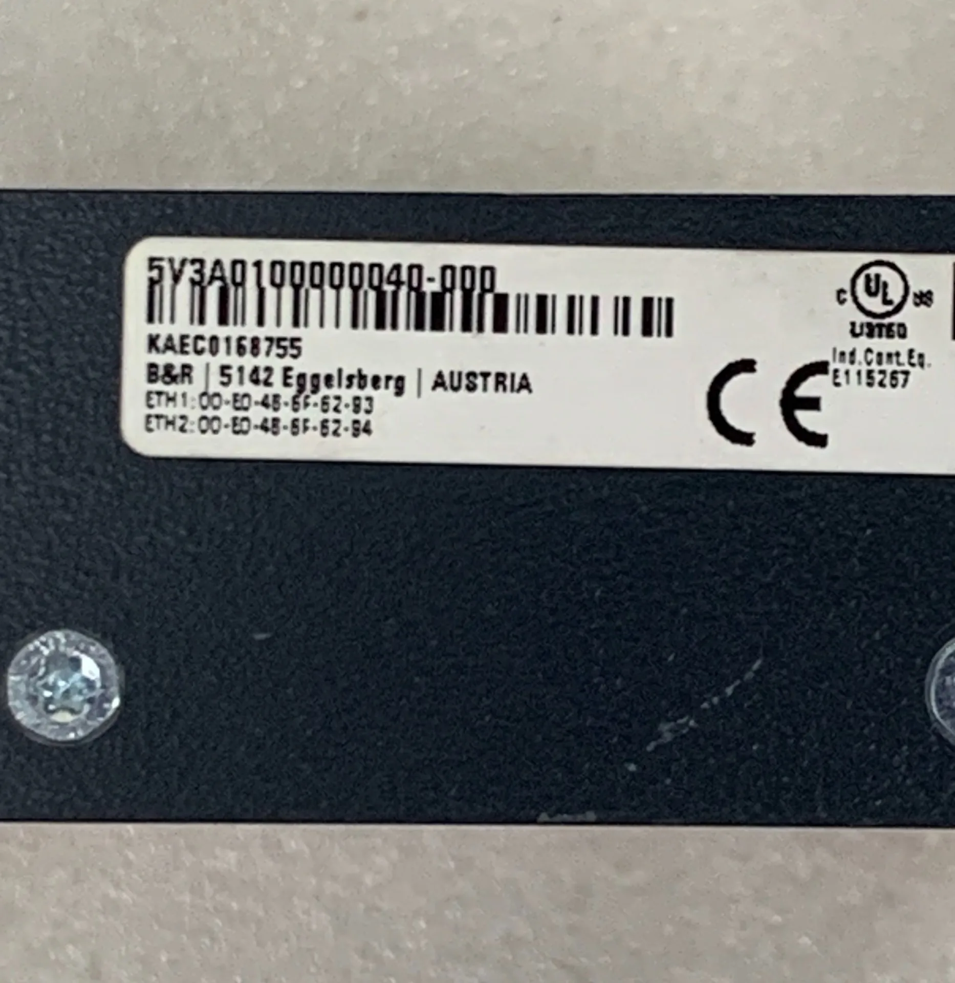 5V3A0100000040-000 وحدة تحكم لـ B&R