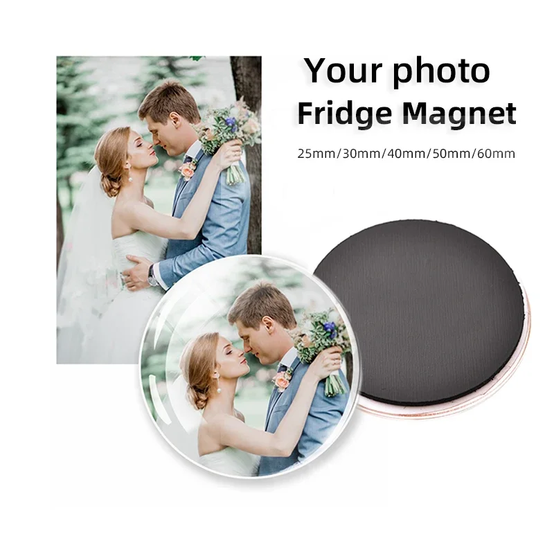 3 cm 4 cm 5 cm 6 cm Persönliche Benutzerdefinierte 10 Stücke Glas Kühlschrank Magnet Foto Magnetische Kühlschrank Aufkleber Whiteboard Hause Dekoration Geschenke