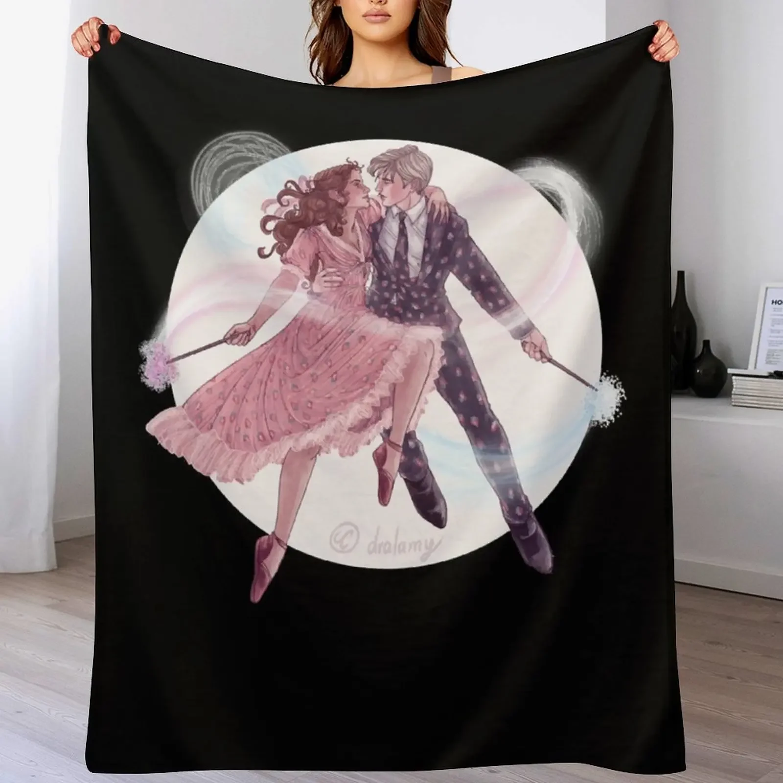 

Birthday Girl Strawberry Team Grow With Me Swing Vintage Style Throw Blanket Plaid Nap Flannel Blankets