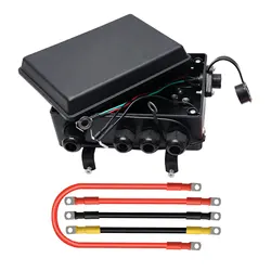 12V Winch Solenoid Control Contactor Pre-Wired Box for 8000-17000 Electric ATV UTV Winches Contactor Easy