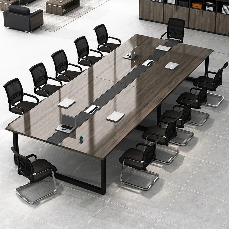 HYZ88 Modern Office Furniture Desk Set Conference Room Desk Boardroom Table Meeting Table Conference Tables and Chairs