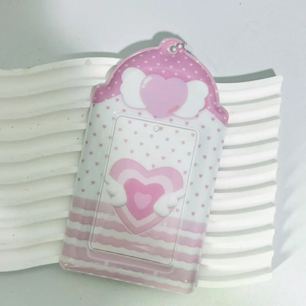 Niedlich für 3 Zoll Kpop Fotokartenhalter PVC Ins Style Idol Fotorahmen Cartoon Geschenk Kartenhalter Kartenetui