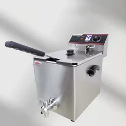 Stainless Steel Deep Fryer Commercial Electric Fryer Large Capacity Fried Chicken French Fries Electric Fryer Friggitrice