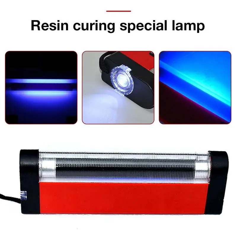 Portable Car Auto Glass UV Solidify Light Window Resin UV Lamp Windshield For Car Window Glass Repairing Accessories Tools