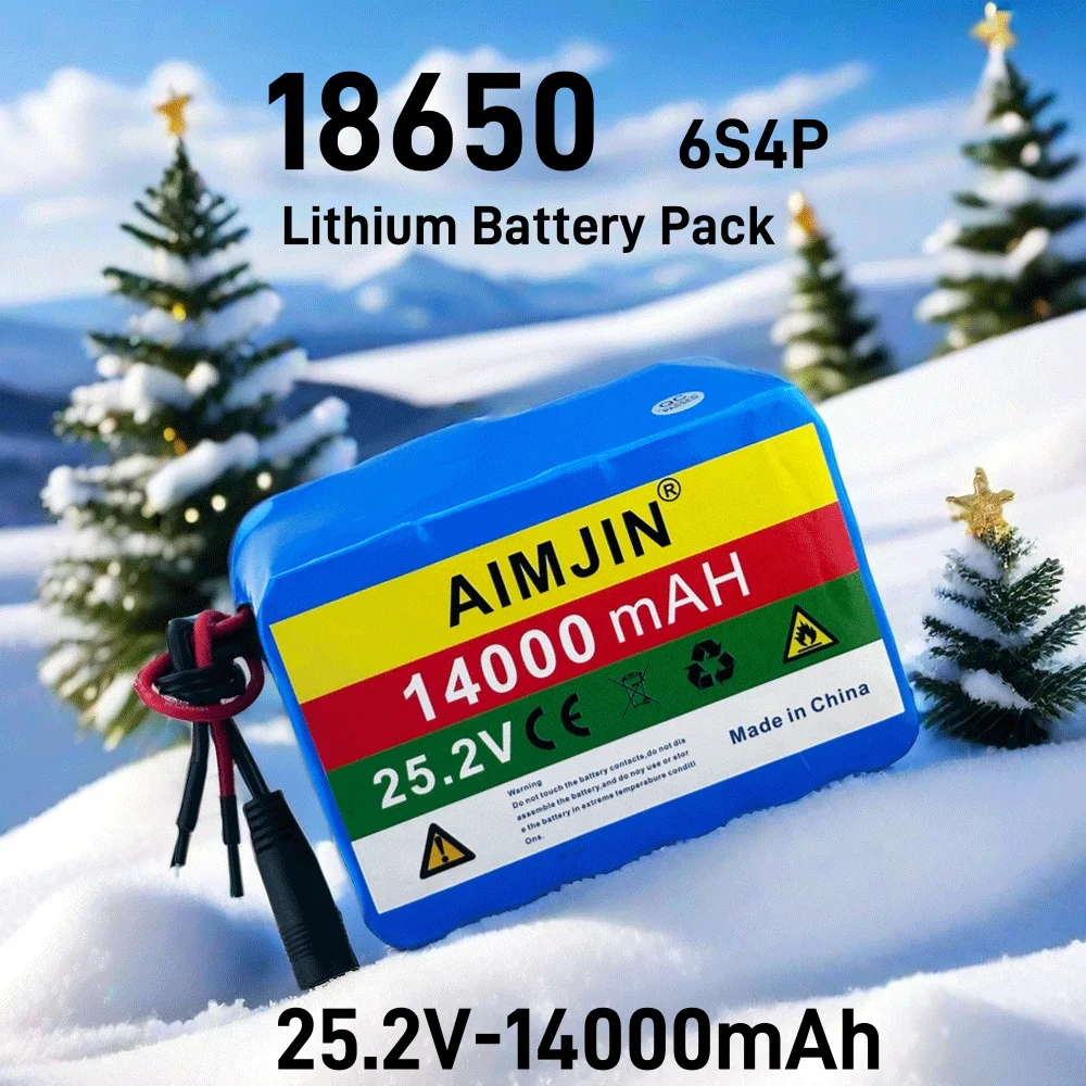 

25.2V 14000mAh 6S4P Rechargeable Lithium Battery Pack ,For Battery +charger