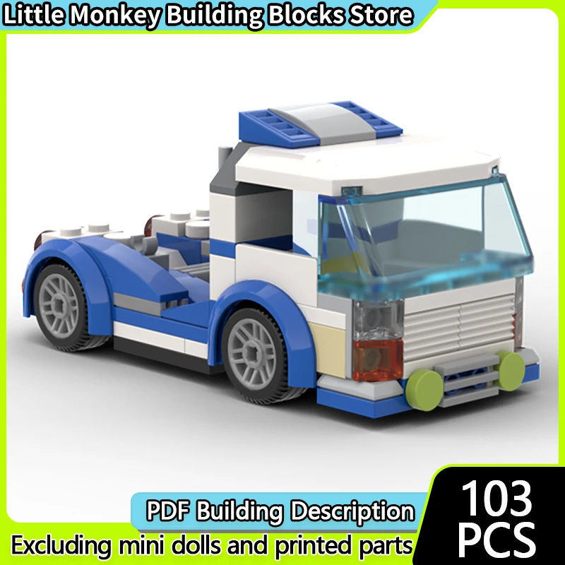 

Speed Racing Car Model MOC Building Bricks City Race Truck Modular Technology Children Holiday Gifts Assemble Toys Suit
