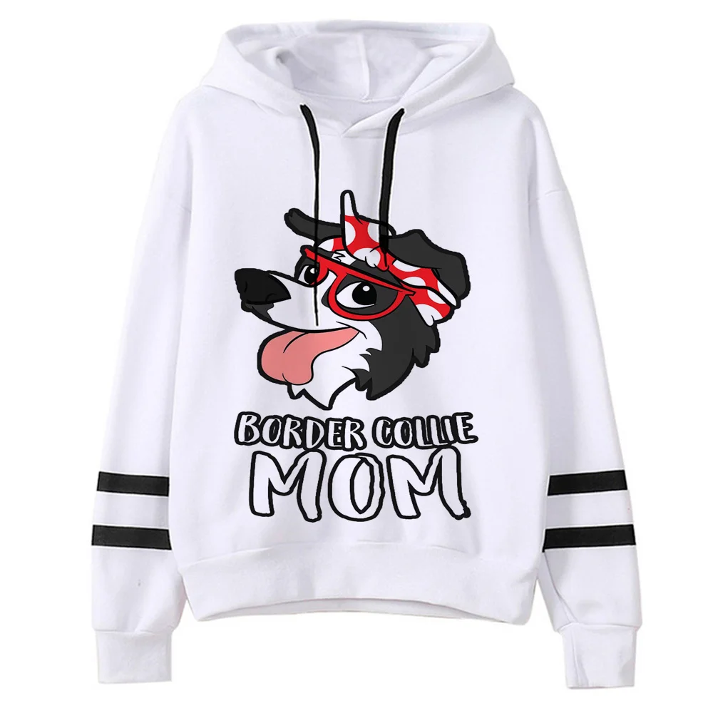 Border Collie hoodies women 90s aesthetic vintage sweat y2k tracksuit Hooded Shirt women harajuku Pullover